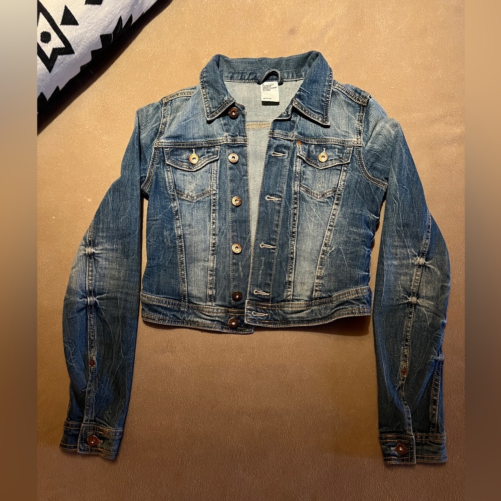 H&M Faded Blue Jean Jacket